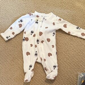 Baby Cookie Print One Piece